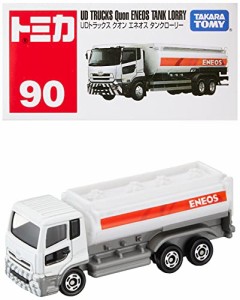 タカラトミー『 トミカ No.90 UDトラックス クオン エネオス タンクローリー (箱) 』 ミニカー 車 おもちゃ 3歳以上 箱入り 玩具安全基準