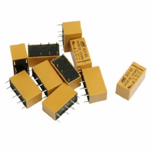 UXCELL リレー 12V 汎用リレー PCB電磁リレー 8ピン DC12V ＨＫ19Ｆ 10個入り 継電器 パワーリレー