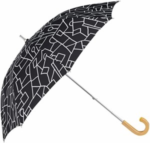 小川(Ogawa) korko おしゃれな柄の日傘 長傘 ストラクチャー UVカット率 遮光率 99%以上 レディース 晴雨兼用 遮熱効果 手書き北欧デザイ
