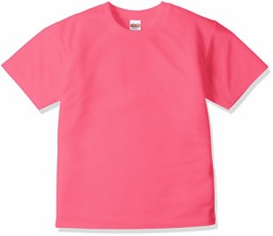 ユナイテッドアスレ 4.1オンス ドライ アスレチック Tシャツ 590002 キッズ 114 蛍光ピンク 150