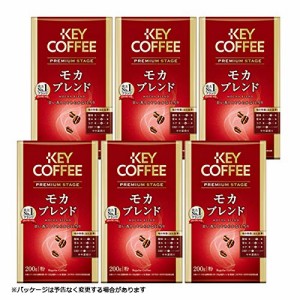 キーコーヒー VPモカブレンド 200g ＜粉＞ 【6個セット】