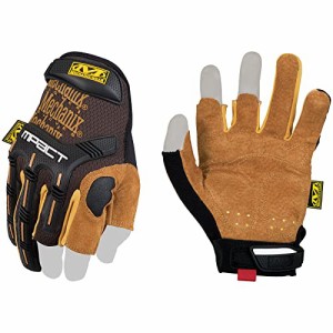 メカニクスウェア(Mechanix Wear) ドュラハイド エムパクト フレーマー レザー 本革 XL ブラウン/ブラック LFR-75-011 EN388適合:4111XP 