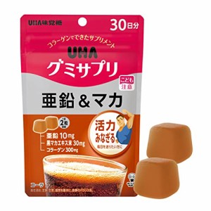 UHAグミサプリ 亜鉛＆マカ コーラ味 スタンドパウチ 60粒 30日分