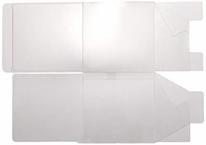 ヘッズ 日本製 PET クリア ギフト ボックス 95×95×95mm 透明 無地 立方体 S 20枚 HEADS M-PB1