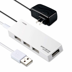 《送料無料》エレコム USB2.0 ハブ 4ポート ACアダプタ付 セルフ/バス両対応 Ninten