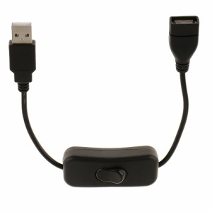 KOZEEY 【ノーブランド 品】USB A オスメス 延長ケーブル オン/オフスイッチ付き