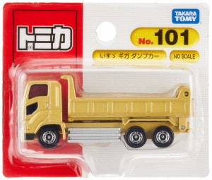 タカラトミー『 トミカ No.101 いすゞ ギガ ダンプカー (ブリスターパッケージ) 』 ミニカ