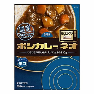 大塚食品 ボンカレーネオ 濃厚スパイシー辛口 230g×3個 レンジ調理対応