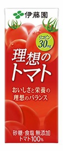 伊藤園 理想のトマト 紙パック 200ml×24本