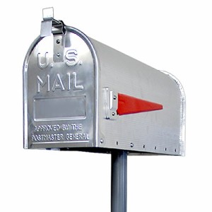 life_mart アメリカンポスト U.S. メールボックス ポールスタンド付き 郵便ポスト 郵便受け メールボック スタンド
