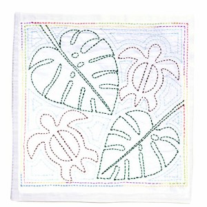 刺しゅうキット 『手縫いの花ふきんキット SASHIKO WORLD Hawaii ホヌ KSW-004』 Tulip チューリップ