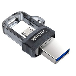 SanDisk ( サンディスク ) 128GB USBメモリー Ultra Dual Drive M3.0 OTG(Android対応) USB3.0対応 R:150MB/s SDDD3-128G-G46 ［ 海外パ