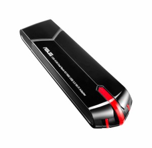 ASUS ギガビット高速Wi-Fi無線LAN子機 11ac/n/a/g/b対応 USB3.0アダプター型 USB-AC68