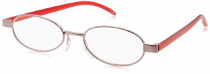 ULTRA Flat READER 超 薄型 軽量 老眼鏡 (専用スリムケース付き) レディーズ ピンク +1.00 5622-10