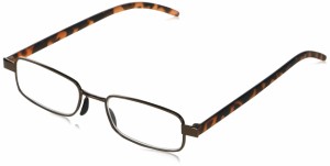 ULTRA Flat READER 超 薄型 軽量 老眼鏡 (専用スリムケース付き) メンズ ブラウン +1.50 5623-15