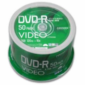 HI-DISC 16倍速対応DVD-R 50枚 VVVDR12JP50