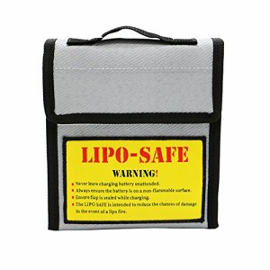 LiPo Guard リポバッテリー セーフティーバッグ 袋 難燃性バッグ 二重防炎 155*155*50mm