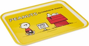 大西賢製販 PEANUTS SNOOPY(スヌーピー) メラミントレイ(M) SN(スヌーピー)＆CB(チャーリー・ブラウン) PY-1201