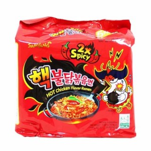 韓国で激辛袋麺【ヘッブルダック炒め麺5食入】