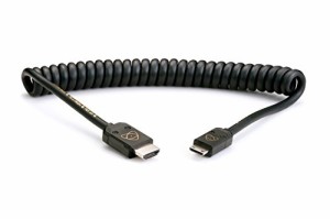 ATOMOS ATOMFLEX PRO HDMI COILED CABLE (Mini to Full 40cm) HDMI2.0対応ケーブル ATOM4K60C4