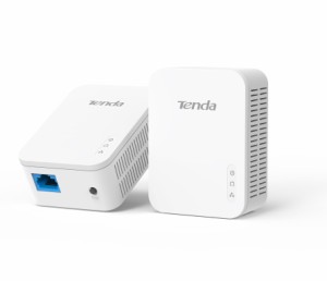 Tenda AV1000 1ポートギガビット電力線アダプタ、最大1000Mbps（PH3）