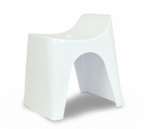 シンカテック ヒューバス 風呂椅子H30 座面高さ30cm ホワイト HU-W