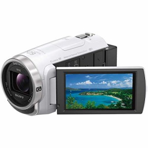 ソニー ビデオカメラ Handycam HDR-CX680 ホワイト 内蔵メモリー64GB 光学ズーム30倍 HDR-CX680 W