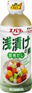 エバラ 浅漬けの素 昆布だし 500ml ×3本