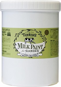 ターナー色彩 アクリル絵具 ミルクペイント for ガーデン カントリーオリーブ MKG12324 1.2L