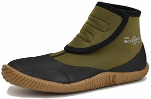 ワークシューズ プラス N700 グリーン サイズLL (27.5-28.0cm) 農作業 靴 アトムワークス エF DZ
