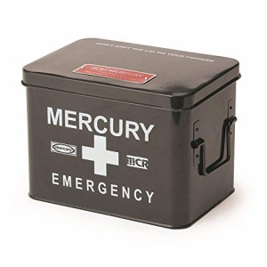 MERCURY マーキュリー 救急箱 エマージェンシーボックス 小物入れ 収納箱 BLACK ブラック