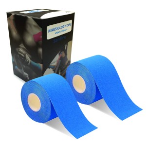 《送料無料》2巻入 テーピングテープ キネシオ テープ 筋肉・関節をサポート 伸縮性強い 汗に強い 