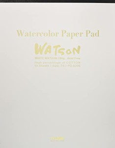 ミューズ 水彩紙 ホワイトワトソンパッド 190g F6 PD-6206 F6