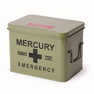 MERCURY マーキュリー 救急箱 エマージェンシーボックス 小物入れ 収納箱 KHAKI カーキ