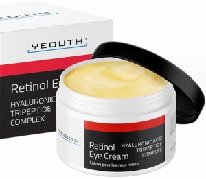 レチノール アイクリーム30g(1oz)、目じり・目袋・クマ用 クリーム 男女兼用, Retinol 目の下のたるみ, 目元ケア Eye Cream で YEOUTH