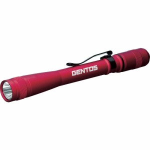 GENTOS(ジェントス) 懐中電灯 小型 LED ペンライト 単4形電池式 100ルーメン AP-100RD レッド ハンディライト フラッシュライト