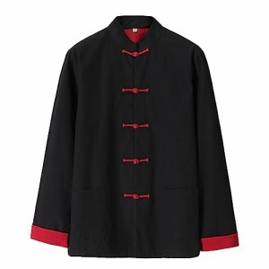 [送料無料](ジ-ライク)G-like 中華風　男性　コート　唐装　漢服　チャイナボタン　ス　ジャケ