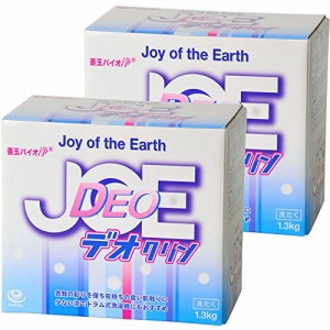 エコプラッツ 善玉バイオ浄 JOE デオクリン 無香料のエコ洗剤 粉末 1.3kg 2箱セット