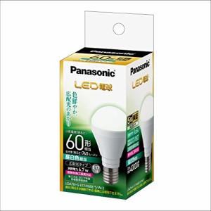 パナソニック ミニクリプトン型 LED電球 E17口金 電球60形相当 昼白色相当(6.7W) 広配光タイプ LDA7NGE17K60ESW2