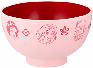 新 ディズニー プリンセス 塗 汁椀 M 子供用 食器 ピンク 114519