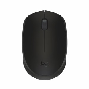 Logitech M170 2.4GHz ワイヤレス 3ボタン 光学スクロールマウス ナノUSBレシーバー付き (ブラック)