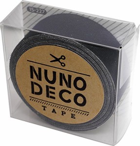 [送料無料]KAWAGUCHI(カワグチ) 手芸用品 NUNO DECO ヌノデコテープ まっくろ 