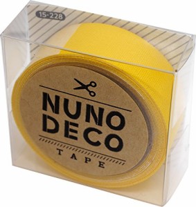 KAWAGUCHI(カワグチ) 手芸用品 NUNO DECO ヌノデコテープ つみきのきいろ 15-228