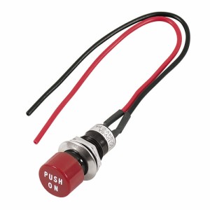 [送料無料]エーモン(amon) プッシュスイッチ 自動もどり DC12V・5A/DC24V・2.5