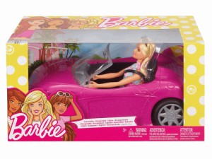 バービー(Barbie) バービーとおでかけ! かわいいピンクのクルマ 【着せ替え人形・ハウス 】 【3歳~】FPR57