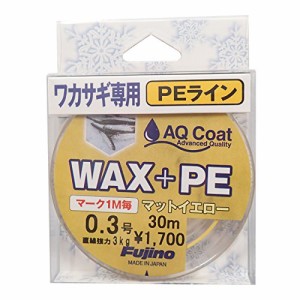 [送料無料]Fujino(フジノ) PEライン WAX+PE 30m 0.3号 3kg 4本 イエ 