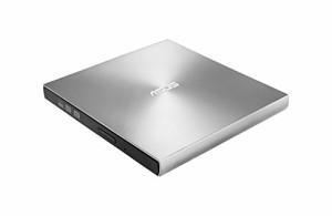 ASUS外付けD V Dドライブ バスパワー/ポータブル/Type-C/Win＆Mac/M-DISC/USB2.0(USB3.0搭載PC対応)/シルバー SDRW-08U9M-U/SIL/G/AS/P2G