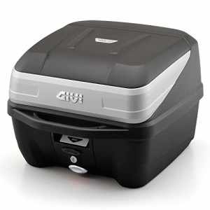 GIVI(ジビ) バイク用 リアボックス 32L 未塗装ブラック シルバーパネル モノロックケース B32N BOLD 97066