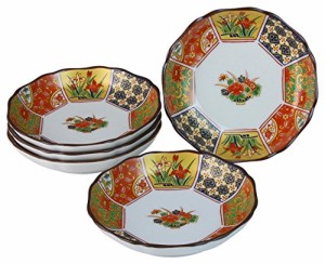 皿 おしゃれ : 有田焼 古典柄の魅力を楽しむ 古伊万里金彩 取皿 セット Japanese Plate x5pcs set Porcelain/Size(cm) Φ14x3/No:501701