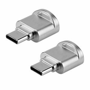 CHENYANG CY USB Type C USB-C - Micro SD SDXC TFカードリーダーアダプター ノートパソコン携帯電話用 2個セット